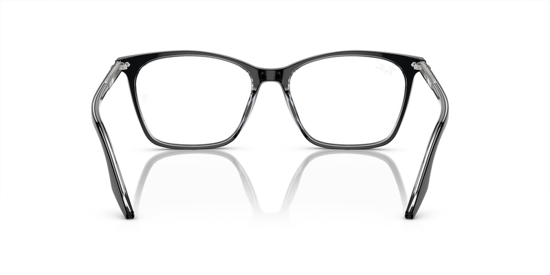 Ray-Ban RX5422 in Black On Transparent / Clear (2034) - Alternate View