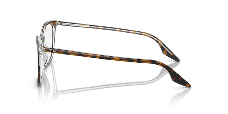 Ray-Ban RX5422 in Havana On Transparent / Clear (5082) - Alternate View