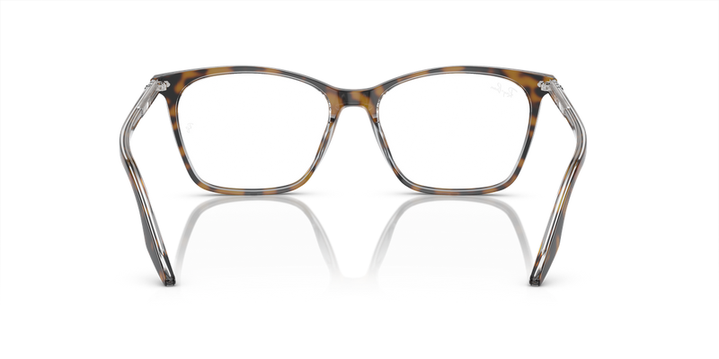 Ray-Ban RX5422 in Havana On Transparent / Clear (5082) - Alternate View