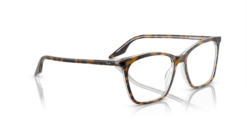 Ray-Ban RX5422 in Havana On Transparent / Clear (5082) - Alternate View