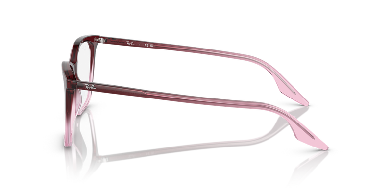 Ray-Ban RX5422 in Red & Pink / Clear (8311) - Alternate View