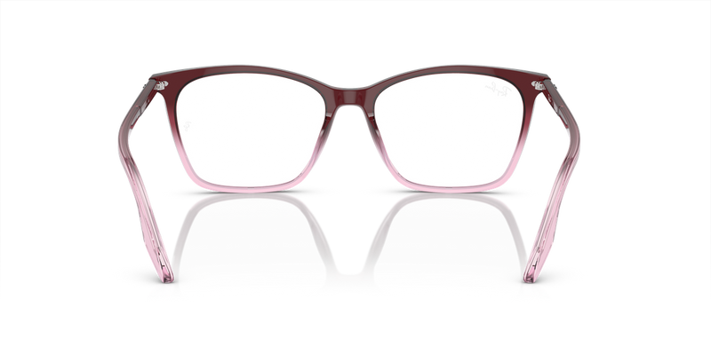 Ray-Ban RX5422 in Red & Pink / Clear (8311) - Alternate View