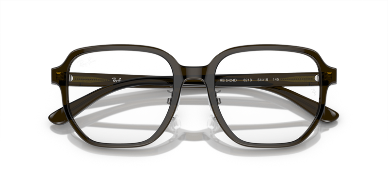 Ray-Ban RX5424D in Transparent Green - Alternate View
