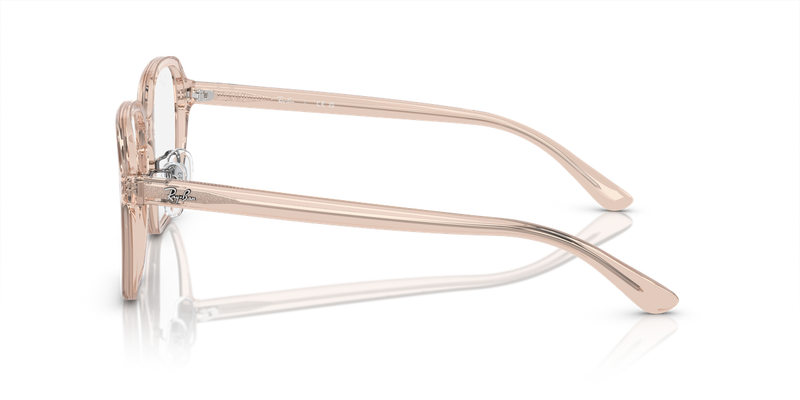Ray-Ban RX5424D in Transparent Light Brown - Alternate View