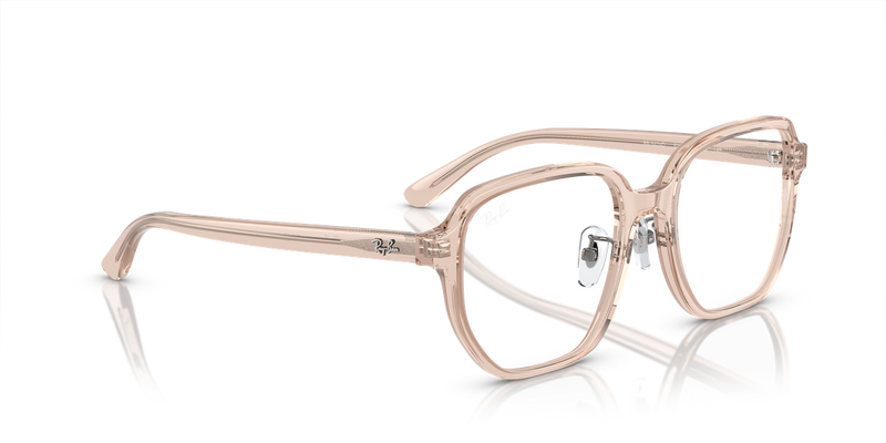 Ray-Ban RX5424D in Transparent Light Brown - Alternate View
