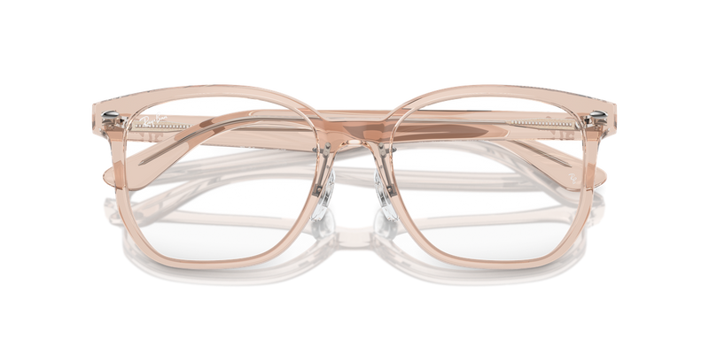 Ray-Ban RX5425D in Transparent Light Brown - Alternate View