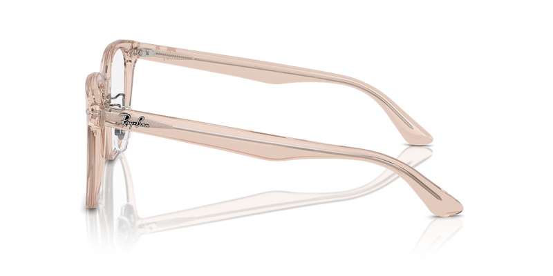 Ray-Ban RX5425D in Transparent Light Brown - Alternate View