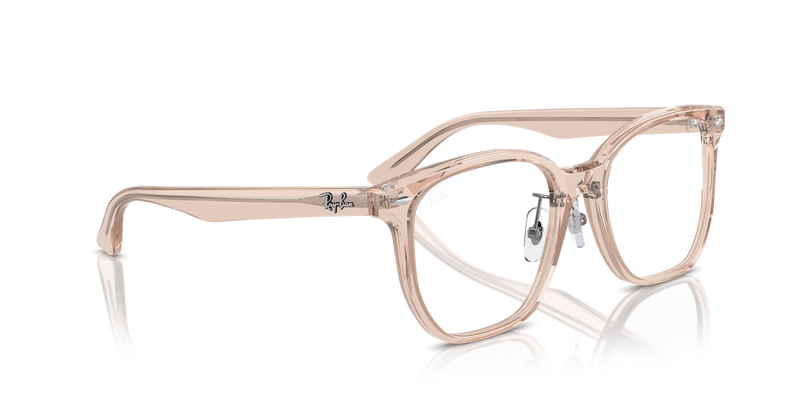 Ray-Ban RX5425D in Transparent Light Brown - Alternate View