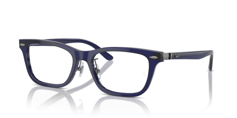 Ray-Ban RX5426D in Transparent Blue - Alternate View