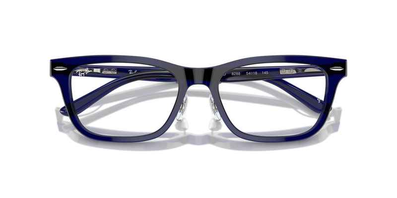 Ray-Ban RX5426D in Transparent Blue - Alternate View