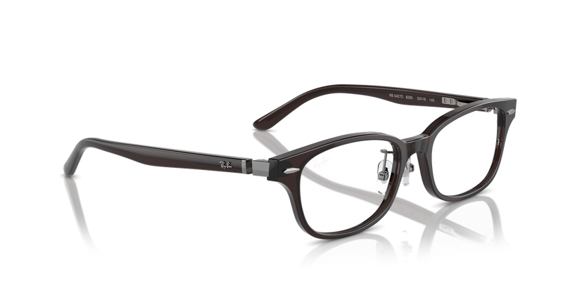 Ray-Ban RX5427D in Transparent Brown - Alternate View