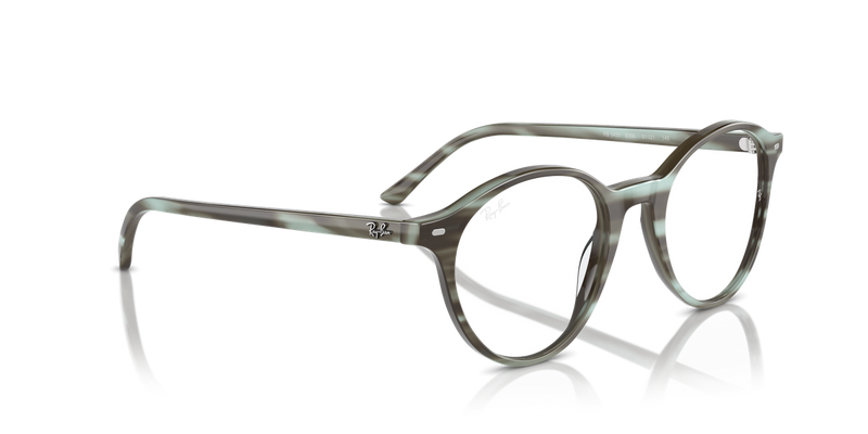Ray-Ban BERNARD in Striped Green / Clear (8356) - Alternate View