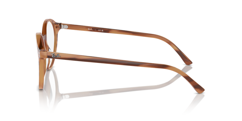 Ray-Ban BERNARD in Striped Brown / Clear (8359) - Alternate View