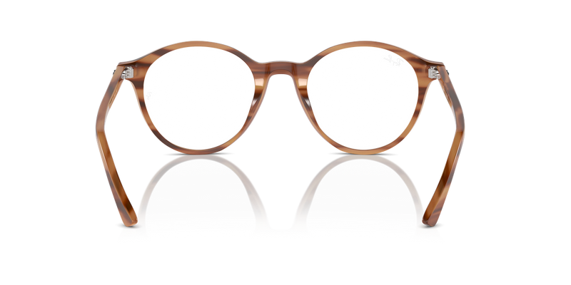 Ray-Ban BERNARD in Striped Brown / Clear (8359) - Alternate View