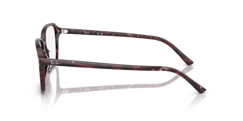 Ray-Ban RAIMOND in Transparent Fantasy Violet & Red / Clear (8393) - Alternate View