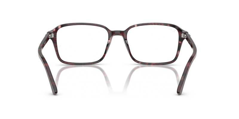 Ray-Ban RAIMOND in Transparent Fantasy Violet & Red / Clear (8393) - Alternate View
