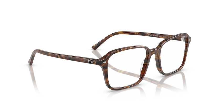 Ray-Ban RAIMOND in Transparent Fantasy Brown & Yellow / Clear (8395) - Alternate View