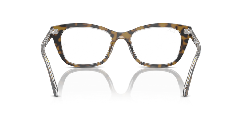 Ray-Ban RX5433 in Havana On Transparent - Alternate View