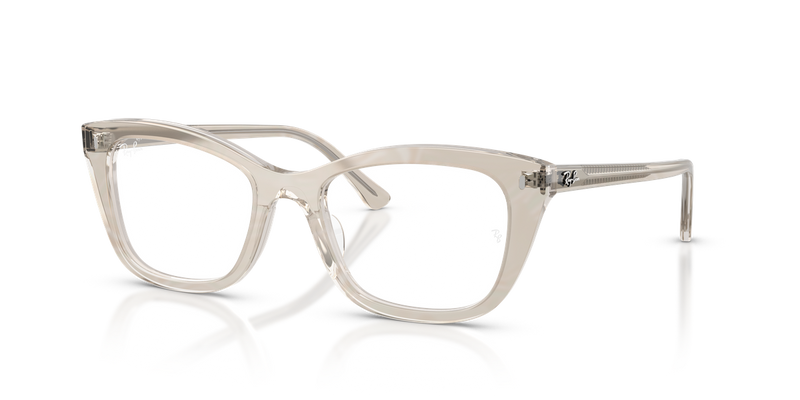 Ray-Ban RX5433 in Photo Waves Grey - Alternate View