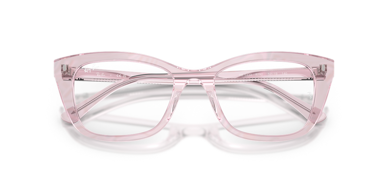 Ray-Ban RX5433 in Photo Waves Purple - Alternate View