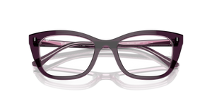 Violet On Transparent Pink / Clear (8364)