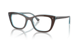 Brown On Transparent Blue / Clear (8366)