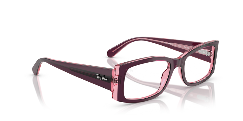 Ray-Ban MIRIAM in Violet On Transparent Pink - Alternate View