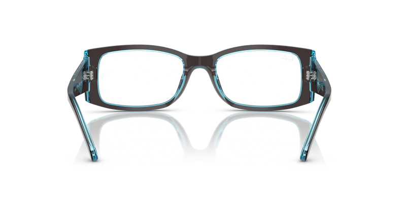 Ray-Ban MIRIAM in Brown On Transparent Blue - Alternate View