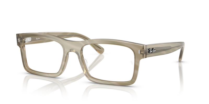 Ray-Ban RX5435F in Photo Striped Grey - Alternate View