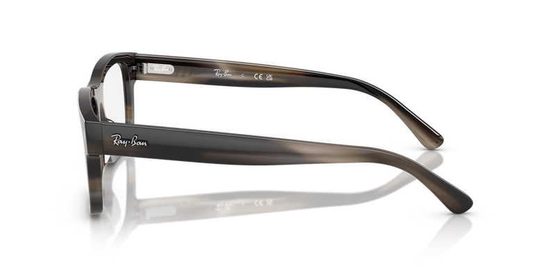 Ray-Ban RX5435F in Havana Grey - Alternate View