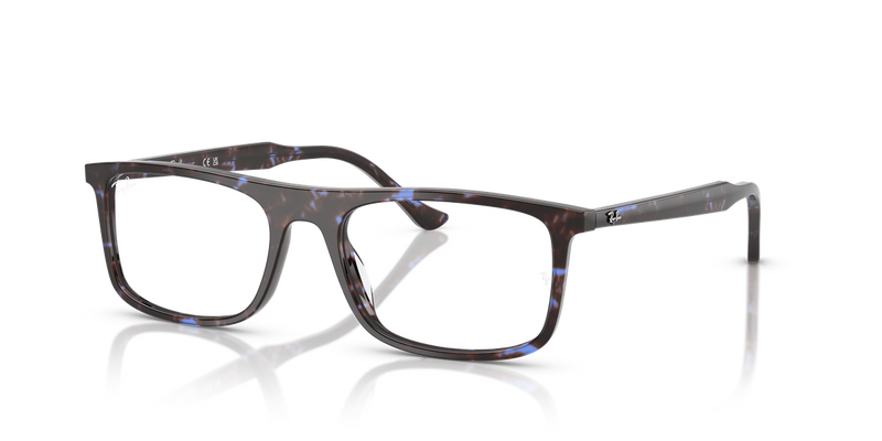 Ray-Ban RX5440F in Havana Blue Turtle - Alternate View