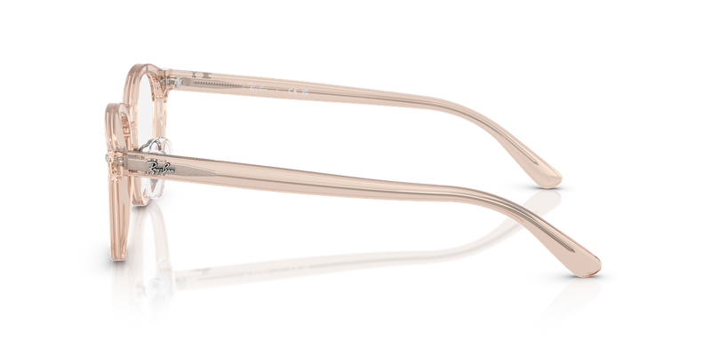 Ray-Ban RX5443D in Transparent Light Brown - Alternate View