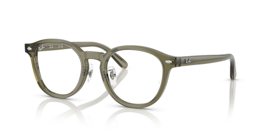 Ray-Ban RX5443D - Transparent Brown Heart / Clear (8501)