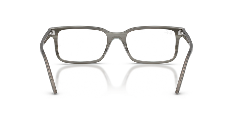 Ray-Ban RX5445 in Striped Grey / Clear (8453) - Alternate View