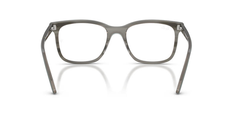 Ray-Ban RX5446F in Striped Grey / Clear (8453) - Alternate View