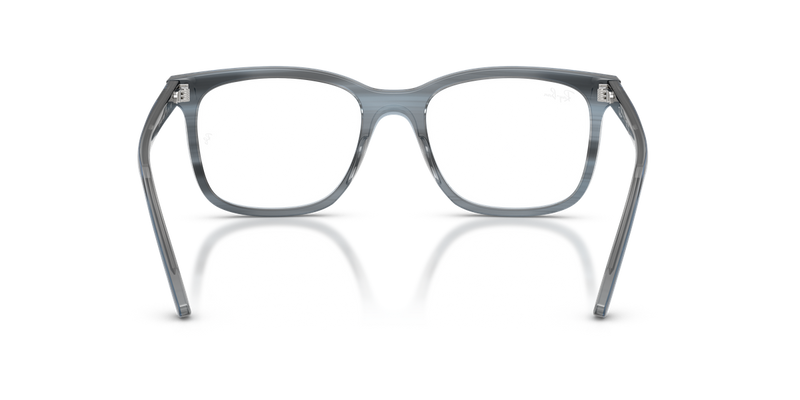 Ray-Ban RX5446 in Striped Blue / Clear (8456) - Alternate View