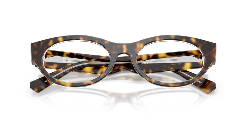 Ray-Ban RX5447 in Havana On Transparent - Alternate View