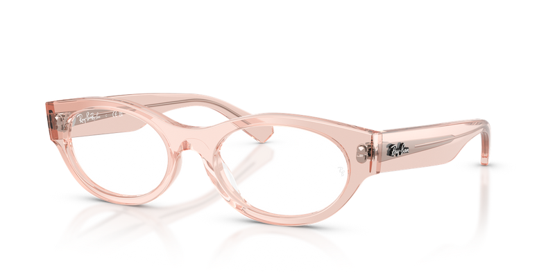 Ray-Ban RX5447 in Transparent Pink - Alternate View