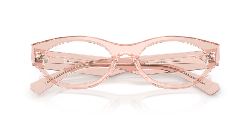 Ray-Ban RX5447 in Transparent Pink - Alternate View