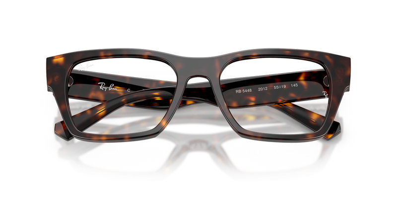 Ray-Ban RX5448 in Havana / Clear (2012) - Alternate View