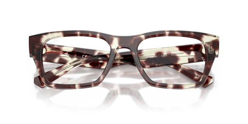 Ray-Ban RX5448 in Havana Blue / Clear (8458) - Alternate View