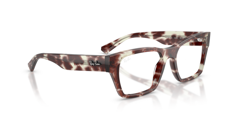 Ray-Ban RX5448 in Havana Blue / Clear (8458) - Alternate View