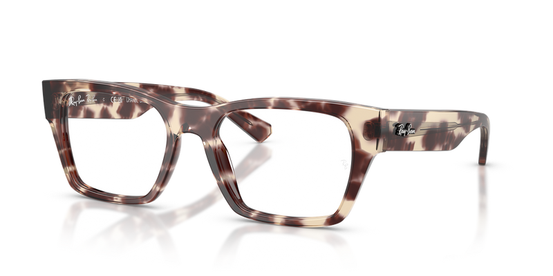 Ray-Ban RX5448 in Havana Brown / Clear (8460) - Alternate View
