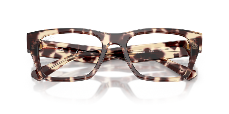 Ray-Ban RX5448 in Havana Brown / Clear (8460) - Alternate View