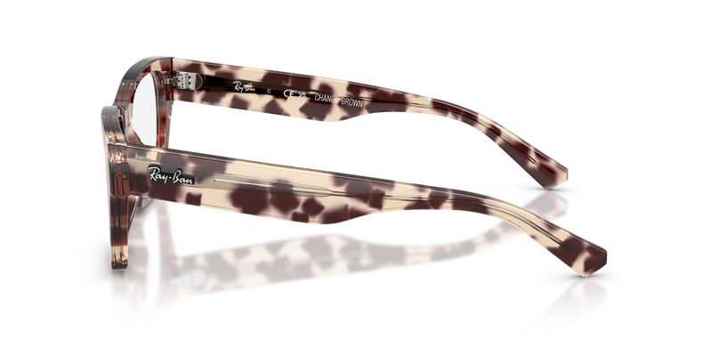 Ray-Ban RX5448 in Havana Brown / Clear (8460) - Alternate View