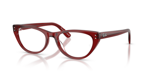 Transparent Bordeaux / Clear (8464)