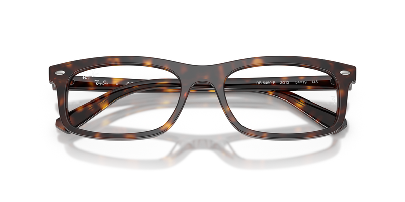Ray-Ban RX5450F in Havana / Clear (2012) - Alternate View