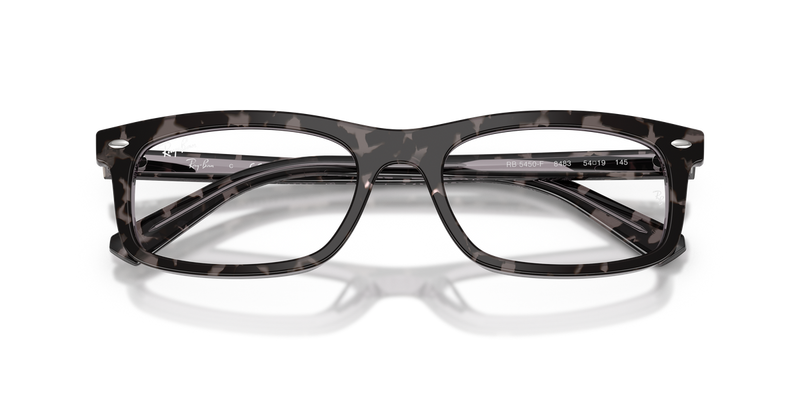 Ray-Ban RX5450F in Havana Grey / Clear (8483) - Alternate View