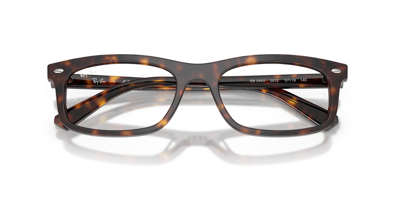 Ray-Ban RX5450 in Havana / Clear (2012) - Alternate View