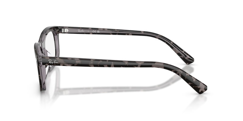 Ray-Ban RX5450 in Havana Grey / Clear (8483) - Alternate View